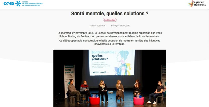Santé mentale, quelles solutions ?